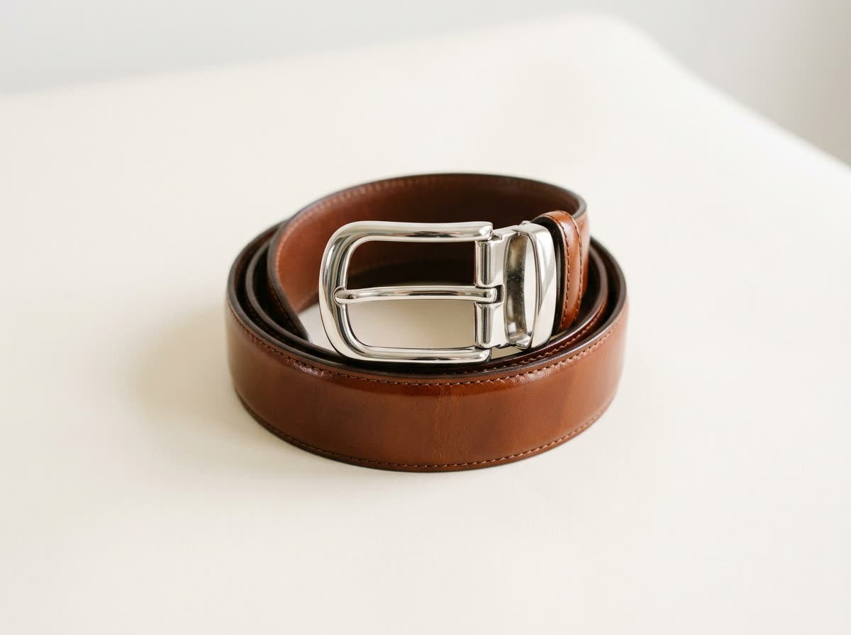 Cintura in pelle — dopo il restauro
