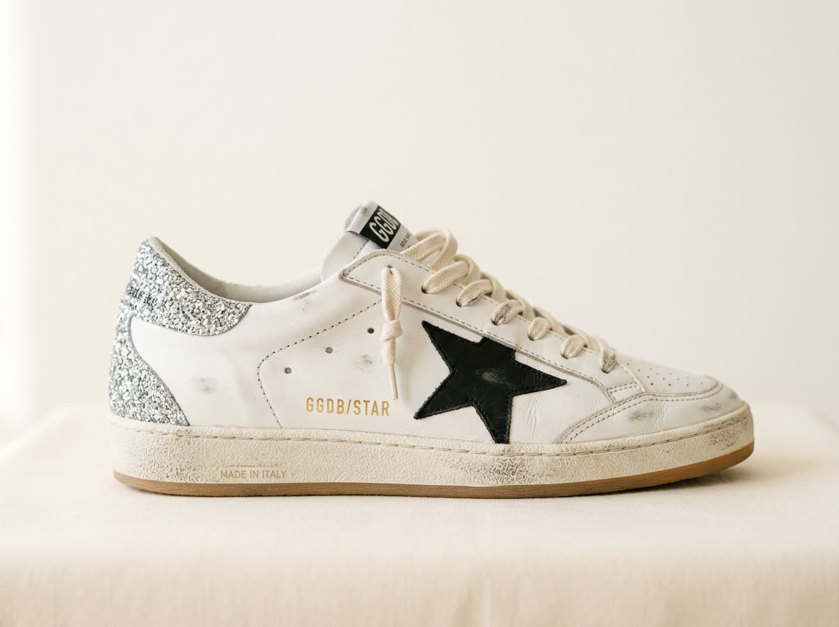 Sneaker oversize — dopo il restauro